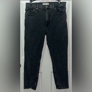 Abercrombie & Fitch Black Straight Leg Jeans